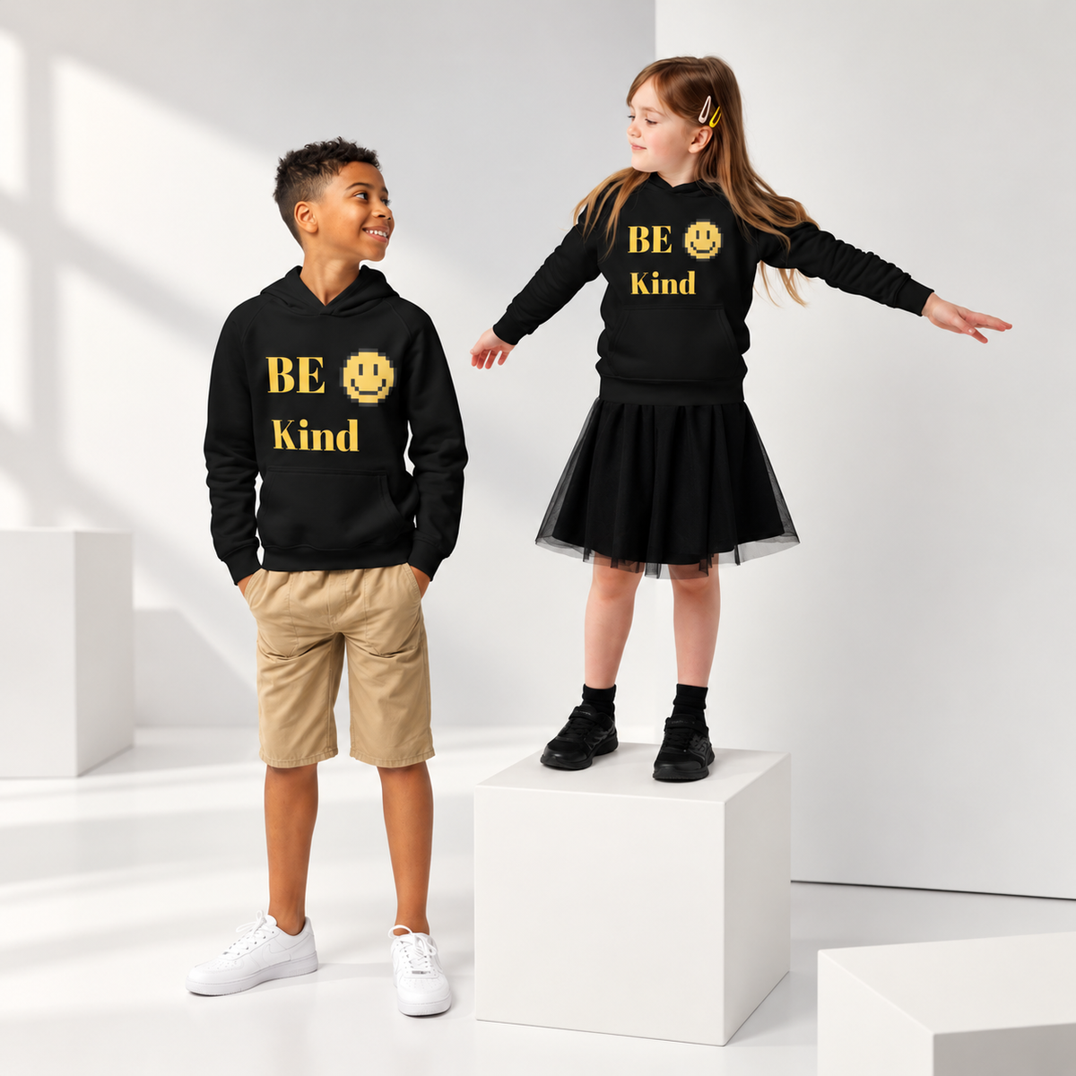 Kouakou BE KIND Kids' Eco Hoodie